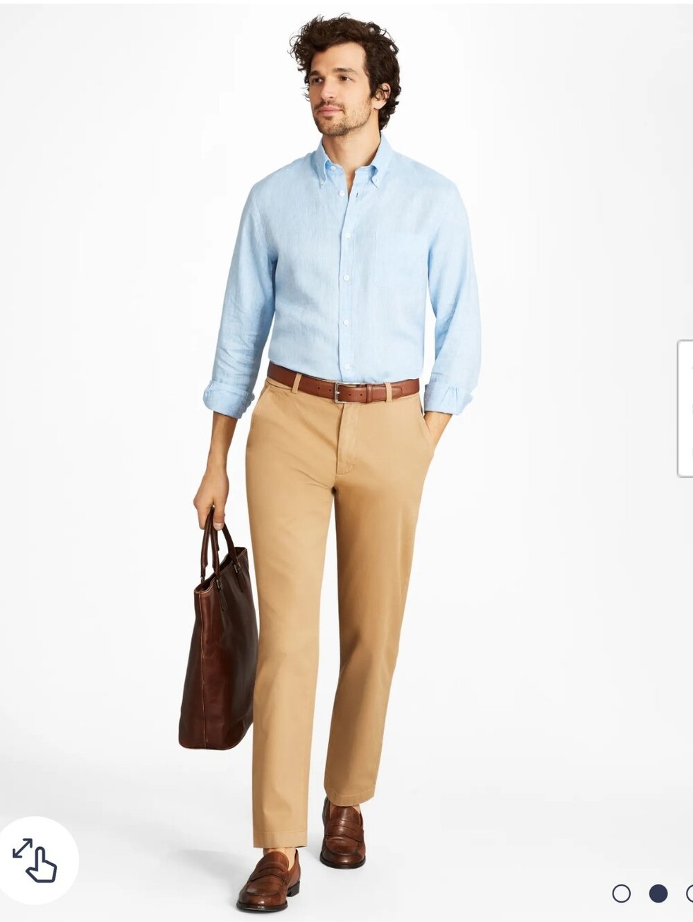 Brooks Brothers Clark Fit Trousers Pants 33/32